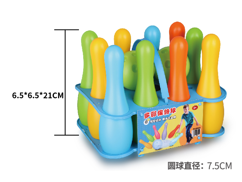 Blow Molding Bowling(10 Pins + 2 Balls)