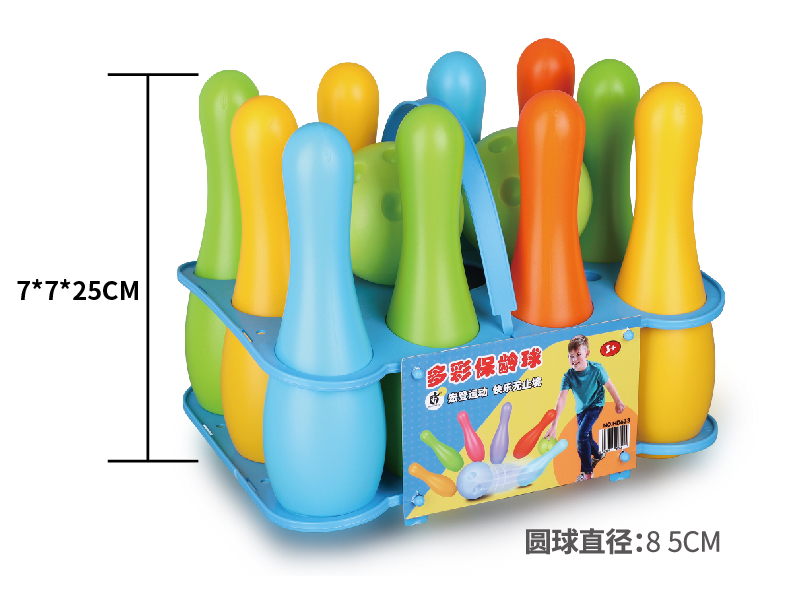 Blow Molding Bowling(10 Pins + 2 Balls)