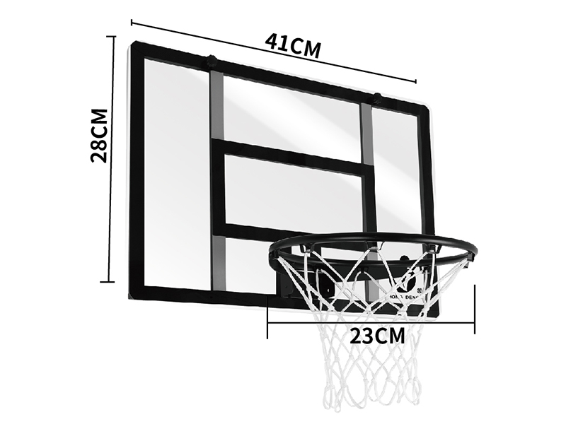 Foldable Iron Frame Transparent Basketball Board