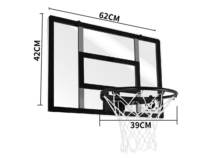 Foldable Iron Frame Transparent Basketball Board