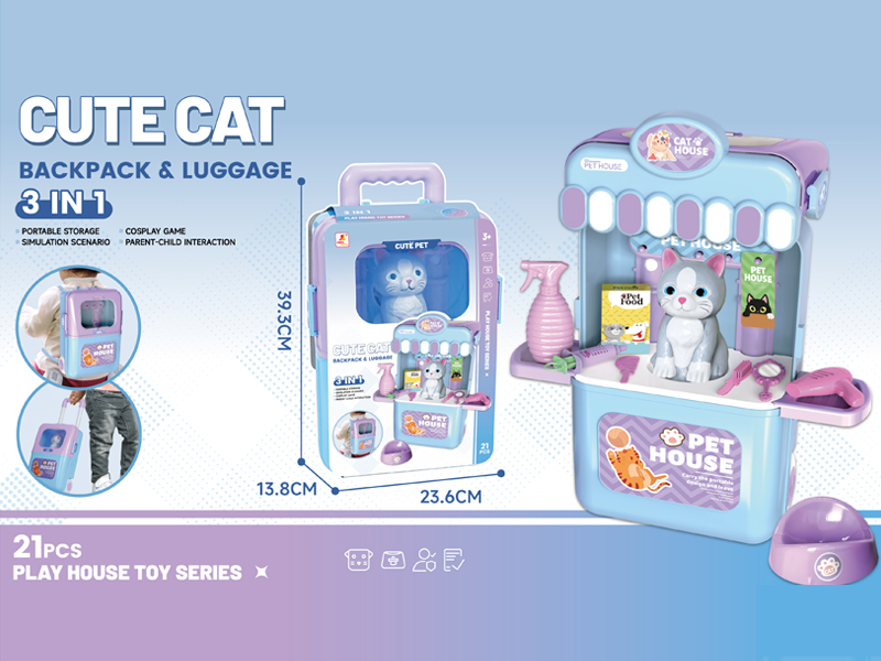 Multifunctional Backpack pet Luggage 21PCS