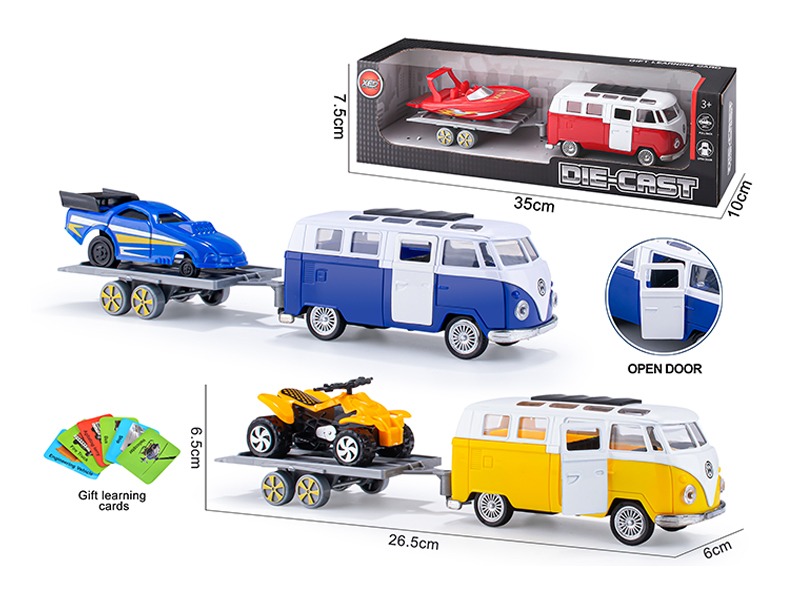 Pull Back Door Opening Alloy Car Model