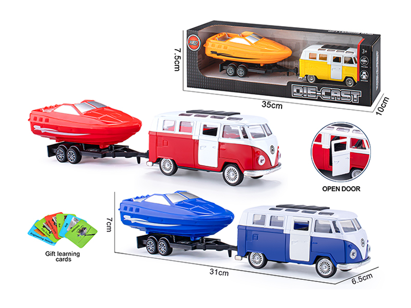 Pull Back Door Opening Alloy Car Model