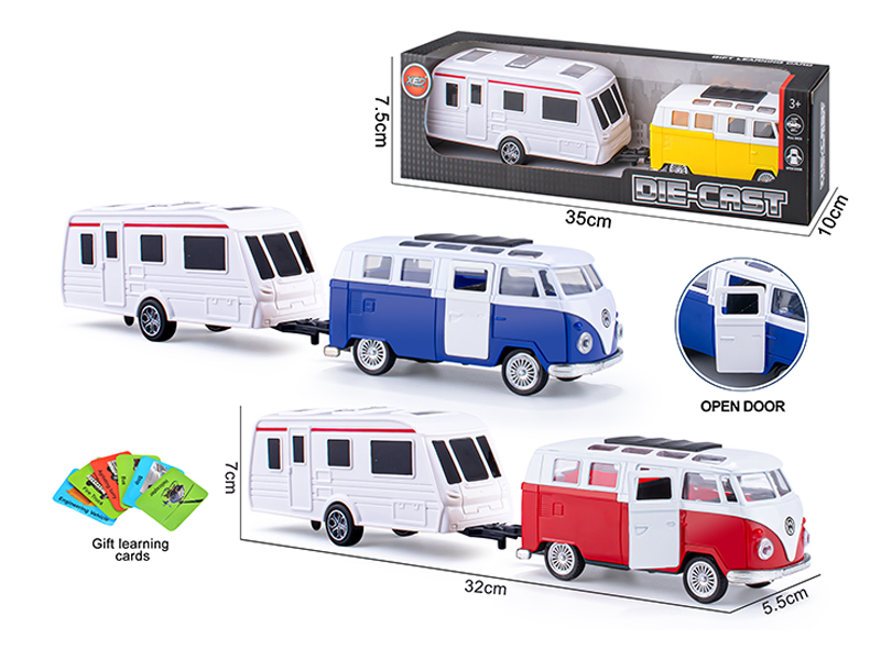 Pull Back Door Opening Alloy Car Model