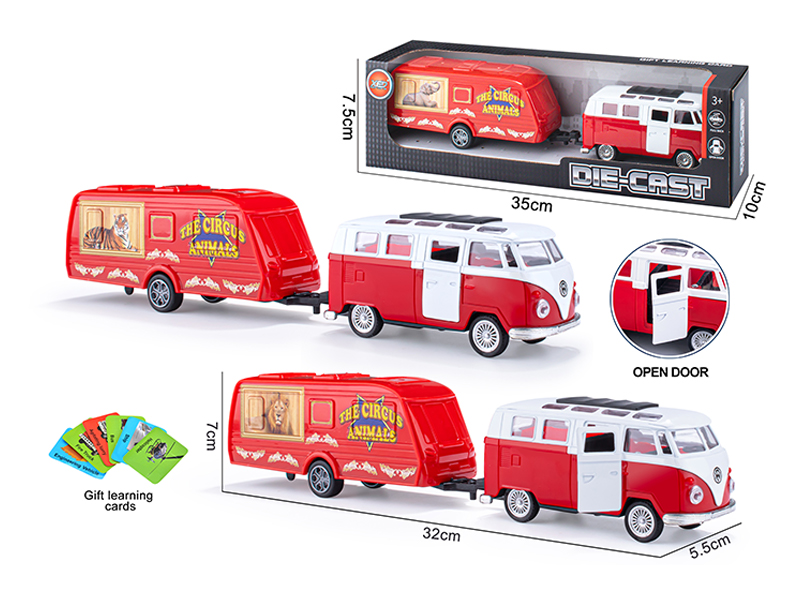 Pull Back Door Opening Alloy Car Model