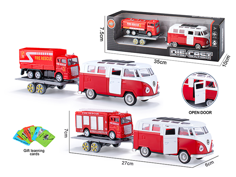 Pull Back Door Opening Alloy Car Model