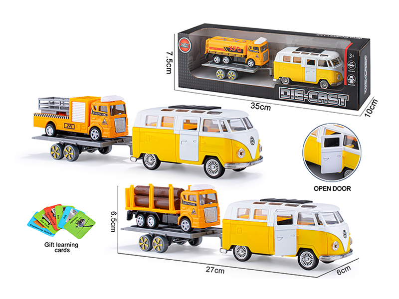 Pull Back Door Opening Alloy Car Model