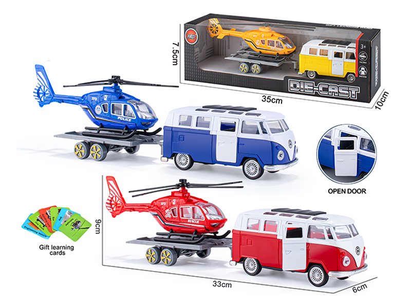 Pull Back Door Opening Alloy Car Model