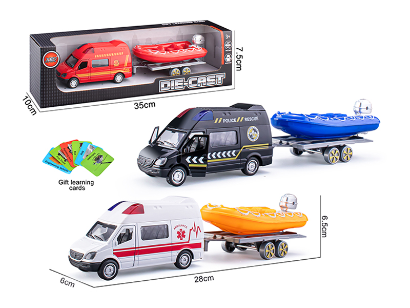 Pull Back Door Opening Alloy Car Model