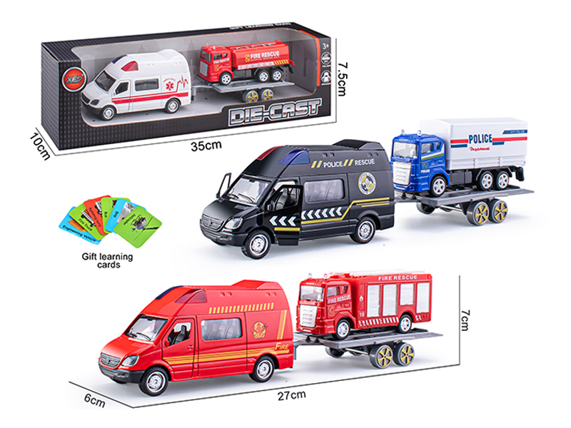 Pull Back Door Opening Alloy Car Model