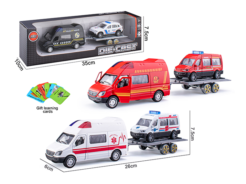 Pull Back Door Opening Alloy Car Model