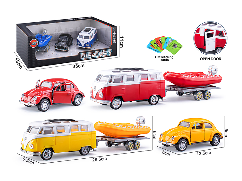 Pull Back Door Opening Alloy Car Model