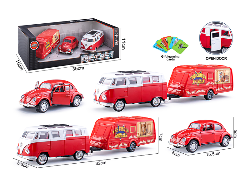 Pull Back Door Opening Alloy Car Model