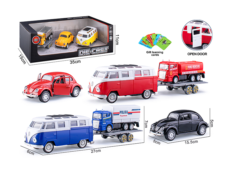 Pull Back Door Opening Alloy Car Model