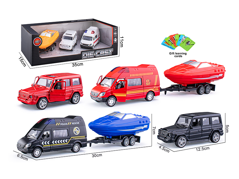 Pull Back Door Opening Alloy Car Model