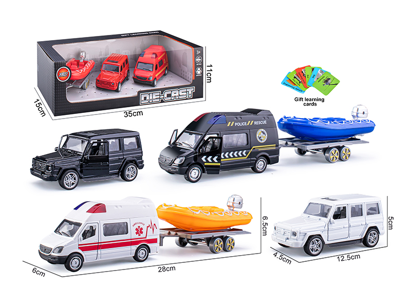 Pull Back Door Opening Alloy Car Model