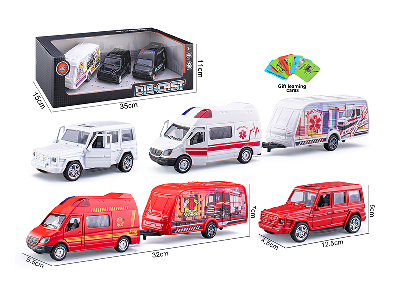 Pull Back Door Opening Alloy Car Model