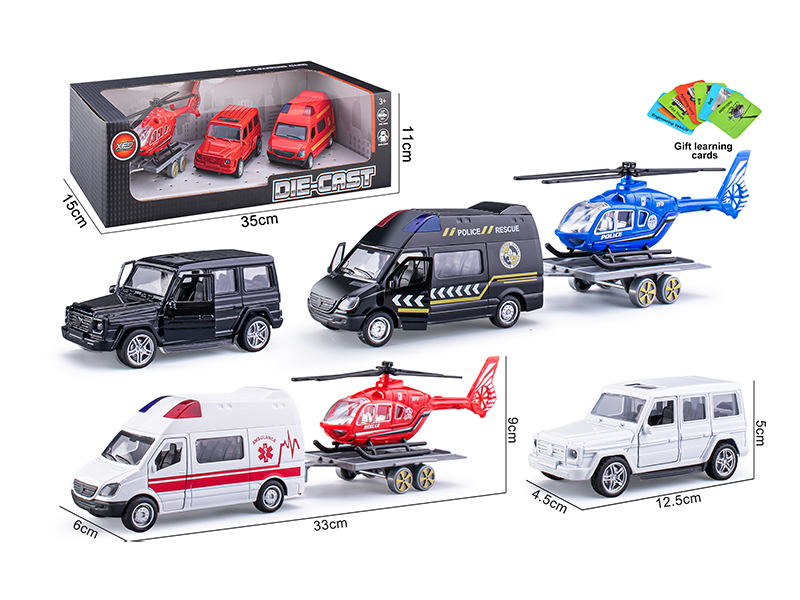 Pull Back Door Opening Alloy Car Model