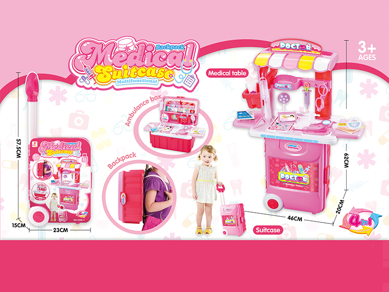 Doctor Backpack Trolley Suitcase