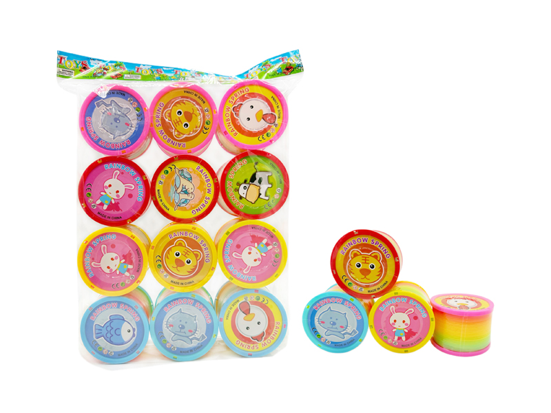 12PCS Animal Cover Rainbow Circle