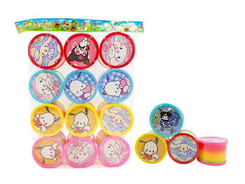 12PCS Sanrio Cover Rainbow Circle