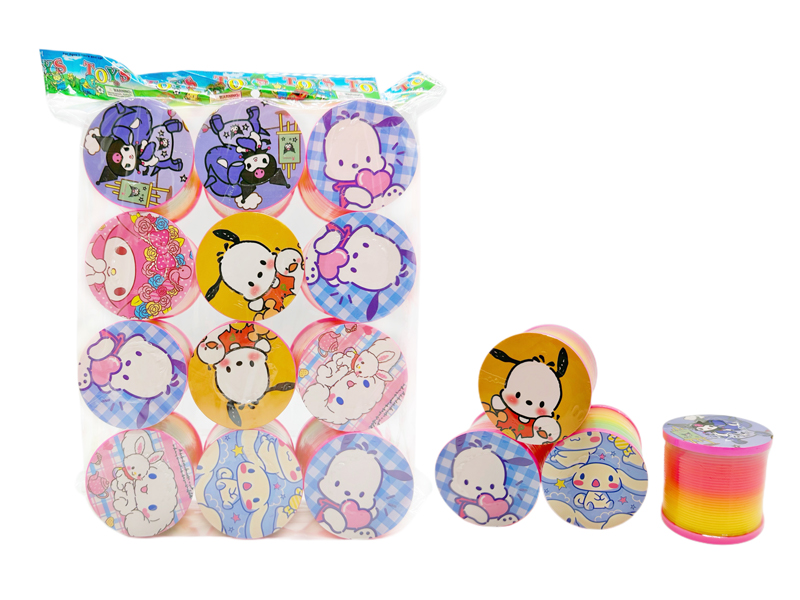 12PCS Sanrio Cover Rainbow Circle