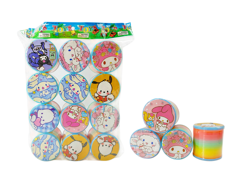 12PCS Sanrio Cover Rainbow Circle
