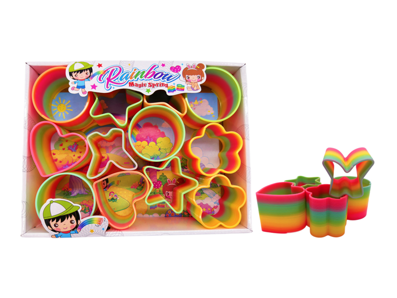 12PCS Special-Shaped Rainbow Circle