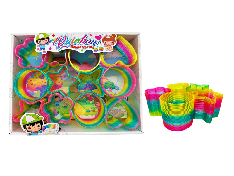 12PCS Special-Shaped Rainbow Circle