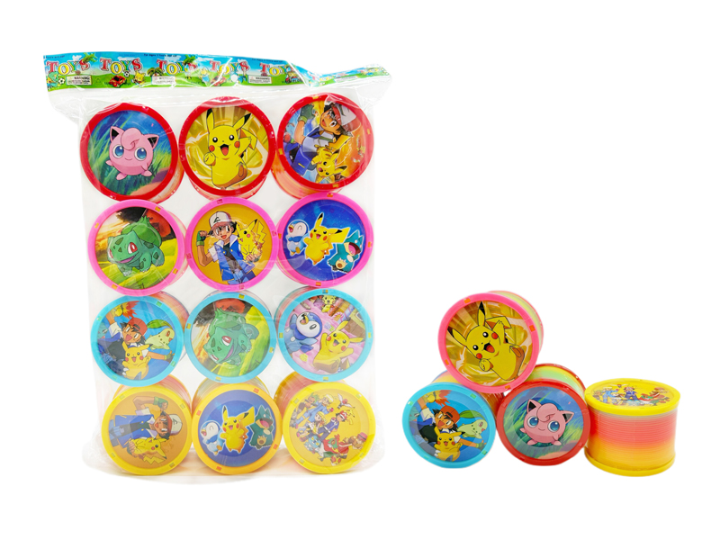 12PCS Pikachu Cover Rainbow Circle