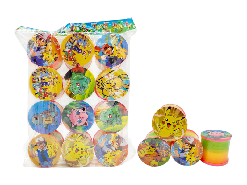 12PCS Pikachu Cover Rainbow Circle