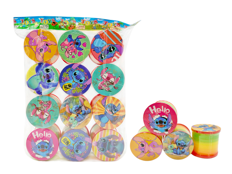 12PCS Stitch Cover Rainbow Circle