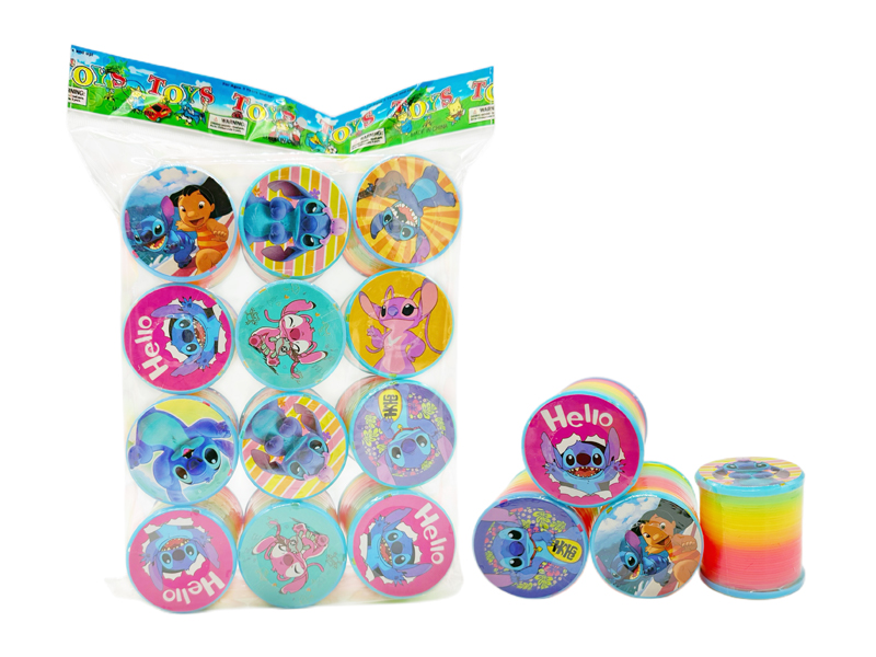 12PCS Stitch Cover Rainbow Circle