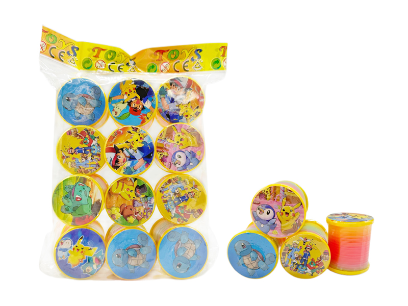 12PCS Pikachu Cover Rainbow Circle