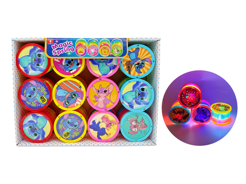 12PCS Stitch Rainbow Circle With Light