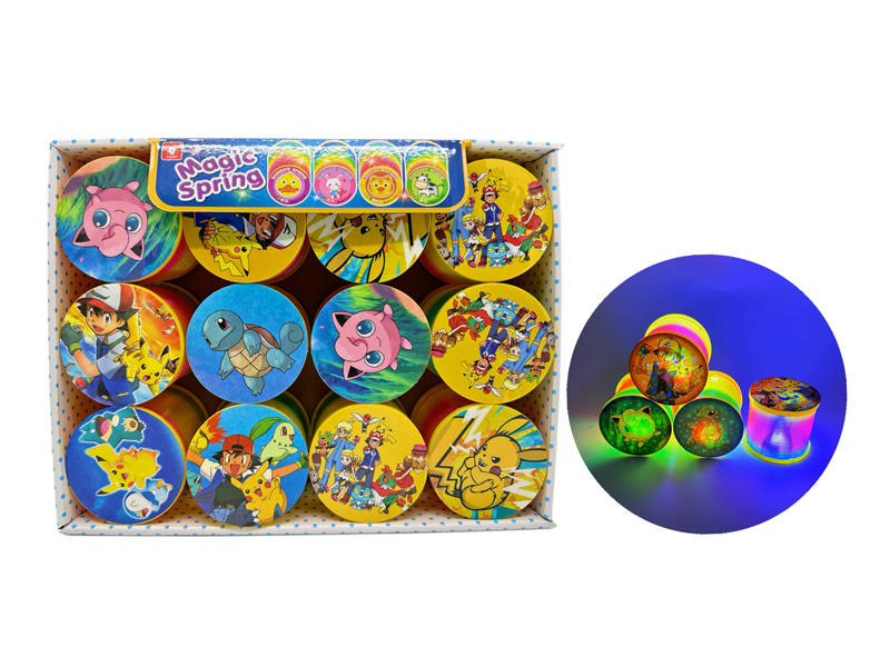 12PCS Pikachu Rainbow Circle With Light