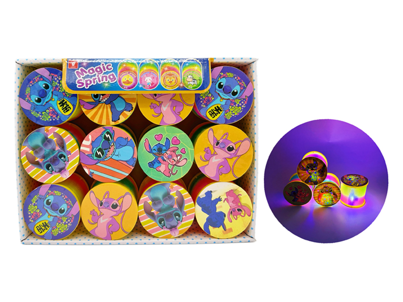 12PCS Stitch Rainbow Circle With Light