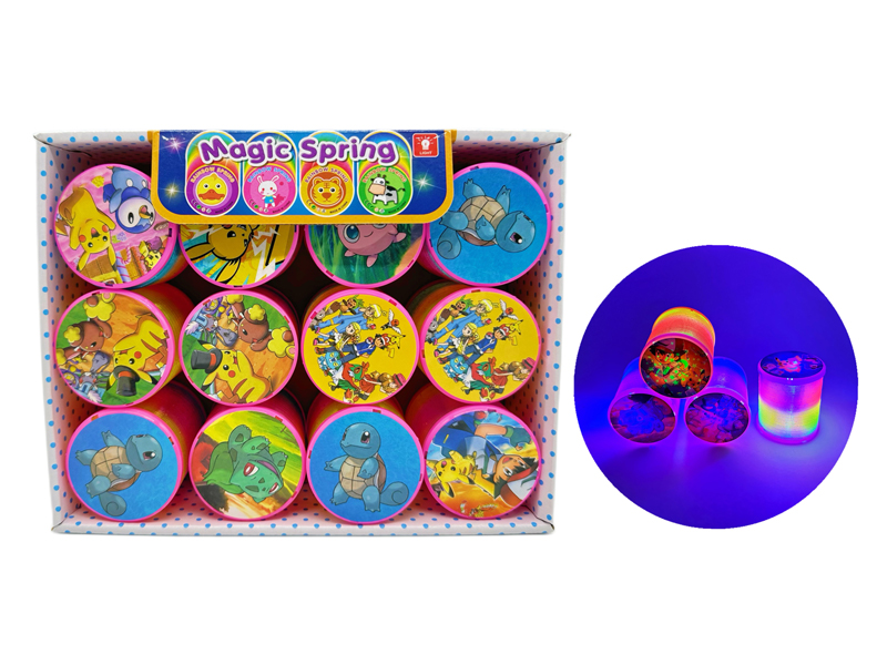 12PCS Pikachu Rainbow Circle With Light