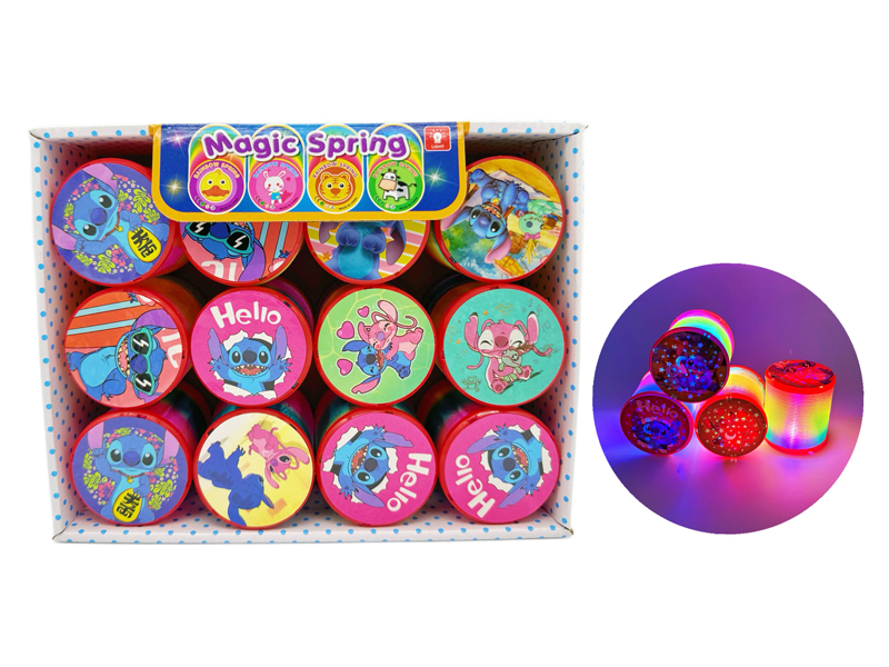 12PCS Stitch Rainbow Circle With Light