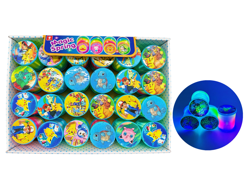 12PCS Pikachu Rainbow Circle With Light