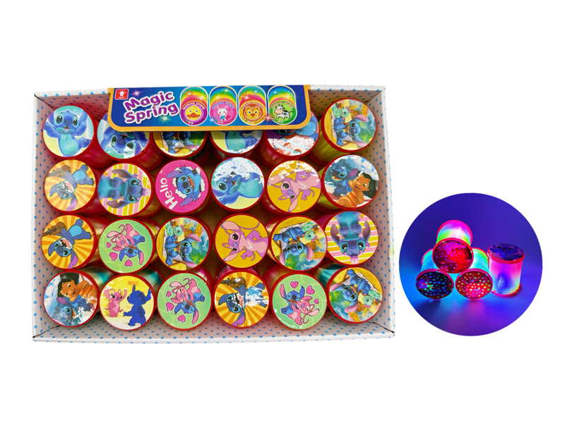 12PCS Stitch Rainbow Circle With Light