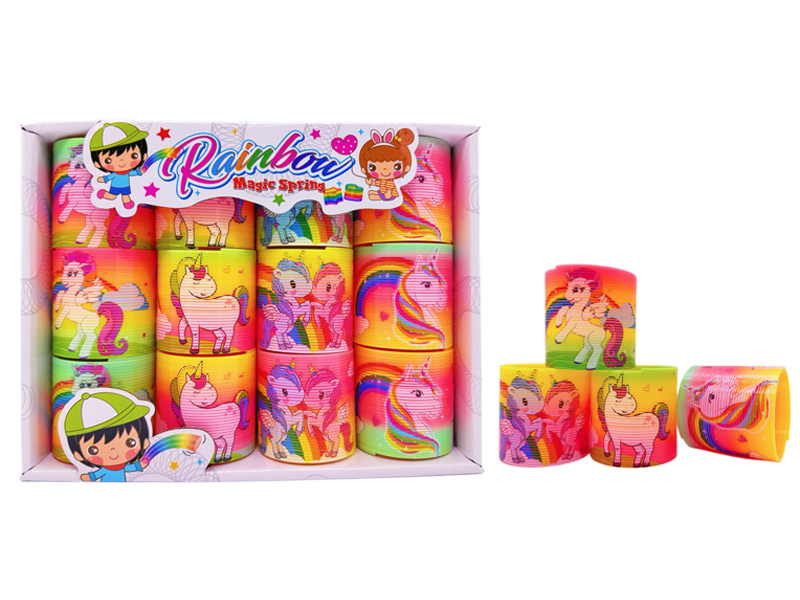 12PCS Unicorn Rainbow Circle