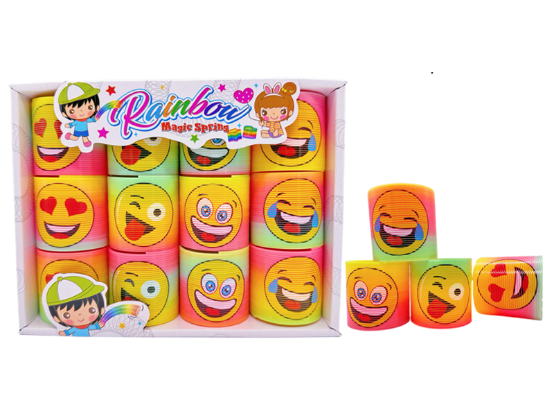 12PCS Face Rainbow Circle