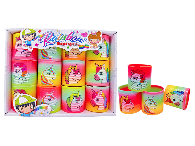 12PCS Small Unicorn Rainbow Circle