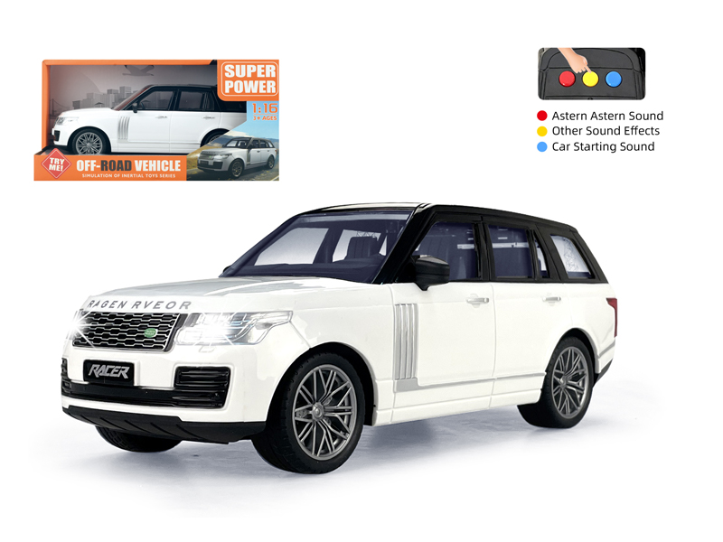 1:16 Friction Simulated Car Model With Sound And Light(Range Rover)