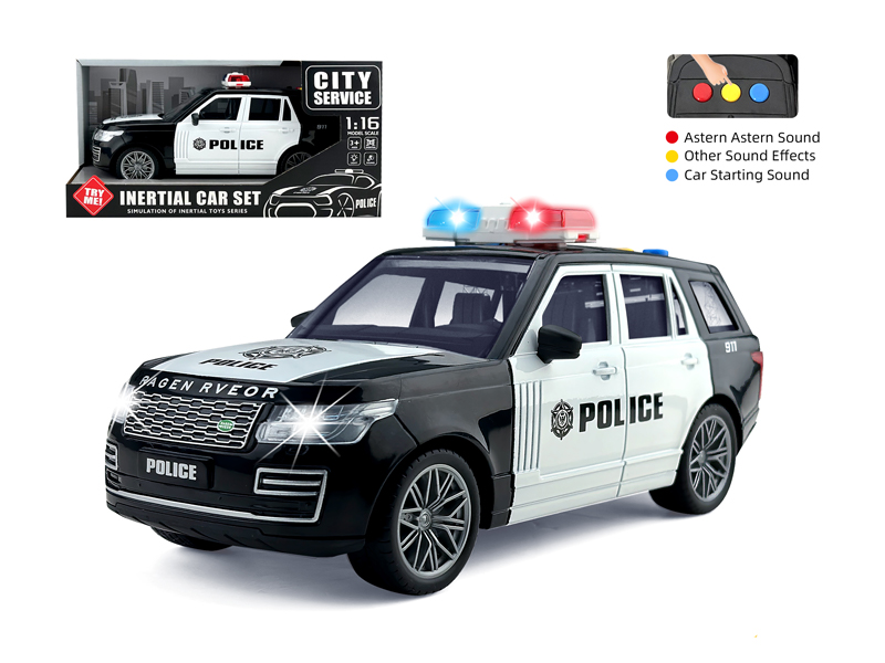 1:16 Friction Range Rover Police Car With Sound And Light