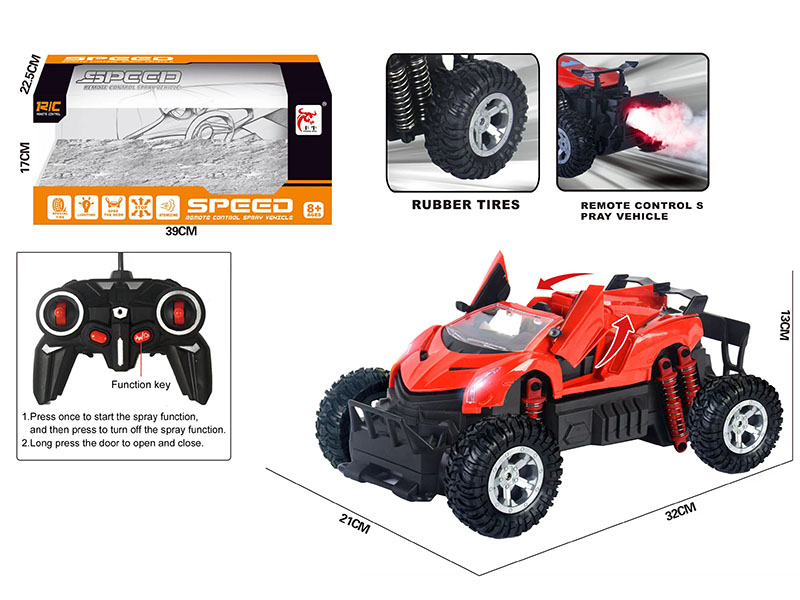 One Button Door Opening High-Speed Spray Remote Control Convertible Car