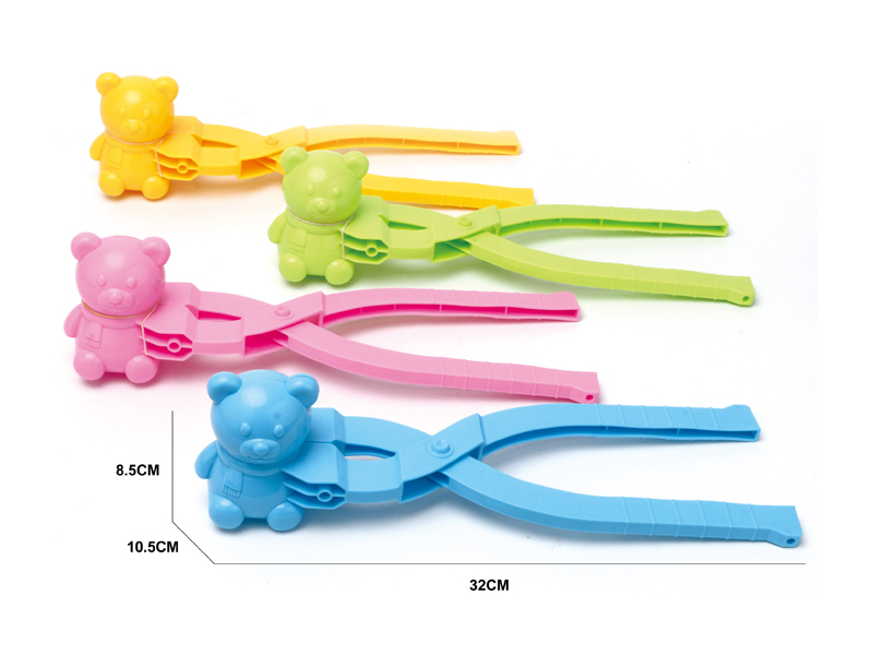 Large Snow Bear Snowy Clip