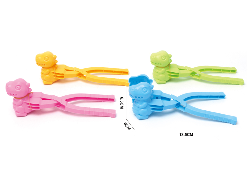 Little Dinosaur Snow Clip Toy