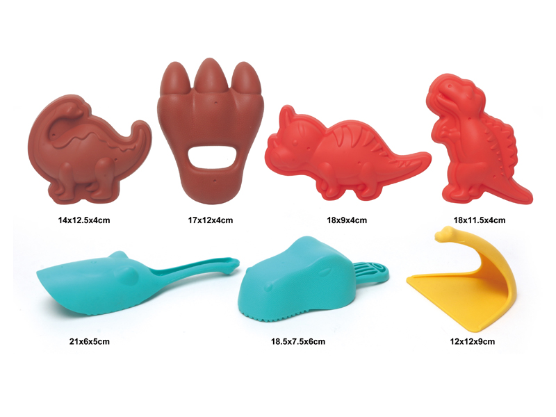 7PCS Dinosaur Sand Mold Toy